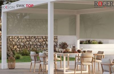 Dickson SWK TOP – Toile imperméable et translucide pour pergolas et voiles d’ombrage