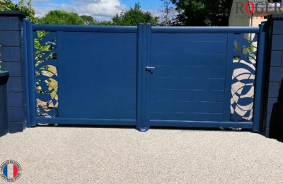 Portail aluminium sur mesure en Nord Isère : Fabrication française & expertise locale – Devis gratuit !