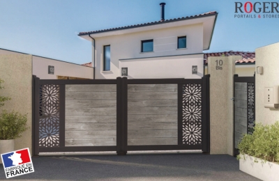 Portail Aluminium Effet Bois : L’Élégance Sur Mesure Made in France en Isère