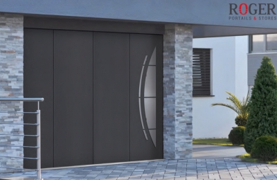 Porte de Garage Latérale Quadral Confort – Isolation Performante, Fabrication Française, Sur Mesure