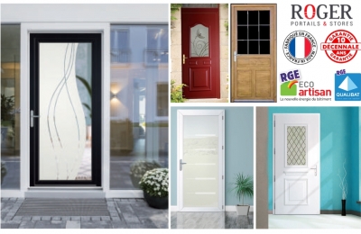 Portes d’entrée PVC sur mesure : performance, sécurité et design.