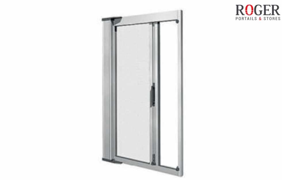 Moustiquaire Enroulable Horizontale 1 Vantail Medium - Largeur Jusqu'à 1,60 m - Hauteur jusqu’à 2,60 m