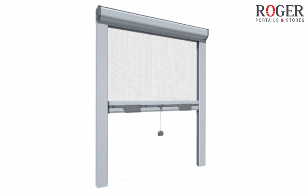 Moustiquaire Enroulable Verticale Easy - Largeur Jusqu'à 1,80 m - Hauteur jusqu’à 2,40 m