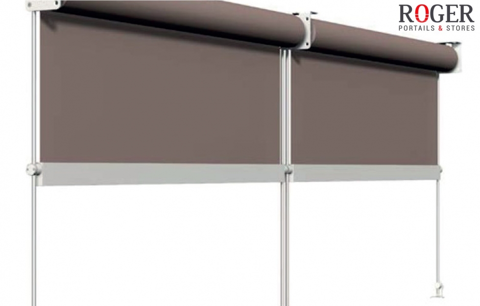 Store Vertical Bannette Guidage Conducteurs Rigides Diamètre 10 mm - Largeur Jusqu'à 5,93 m - Hauteur jusqu’à 4,00 m