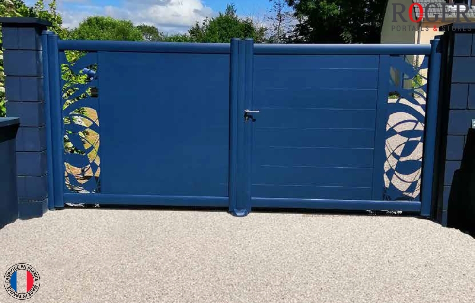 Portail aluminium sur mesure en Nord Isère : Fabrication française & expertise locale – Devis gratuit !