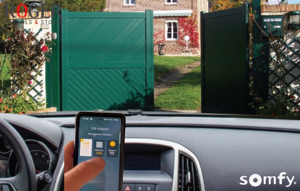 Portail connecté : pilotez votre accès depuis votre smartphone