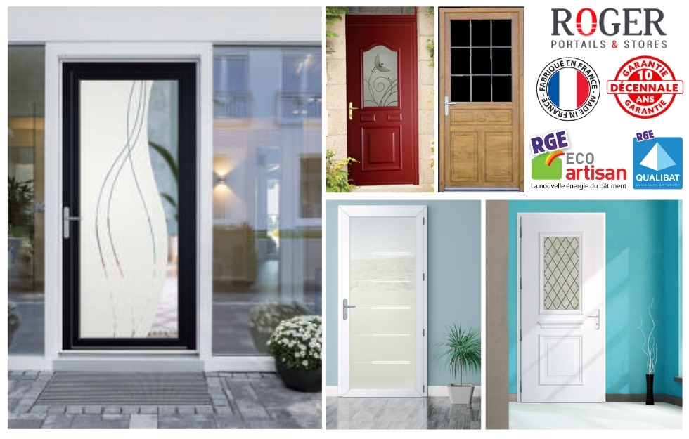 Portes d’entrée PVC sur mesure : performance, sécurité et design.