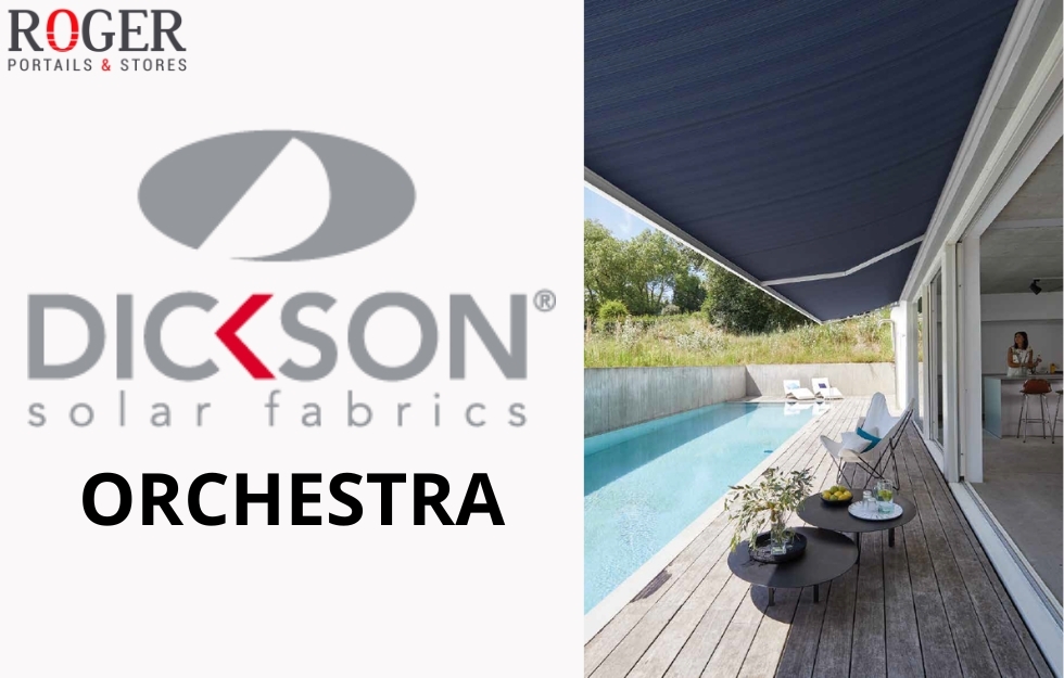 Toile Acrylique Dickson Orchestra : Protection Solaire Premium pour Stores Bannes & Pergolas